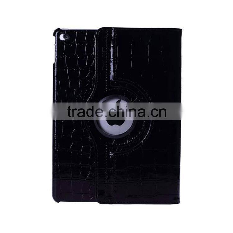 Crocodile pattern 360 rotate leather case For iPad 6
