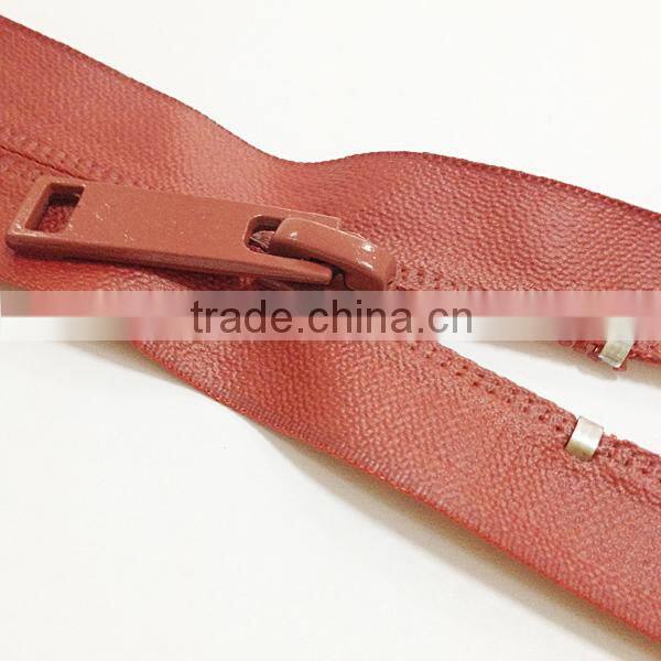 5# waterproof zipper for rain coats open end