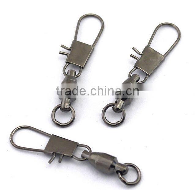 Fishing tackle accessories Copper Ball Bearing Swivel with Interlock Snap stainless steel