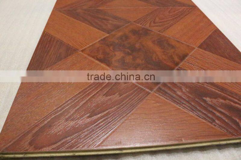 HDF laminate parquet flooring