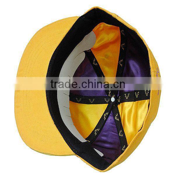 Custom new design 3D embroidery 6panel fitted hats