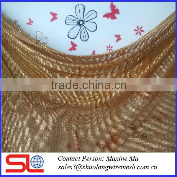 factory price fashion copper fabric cloth ,wire mesh fabric