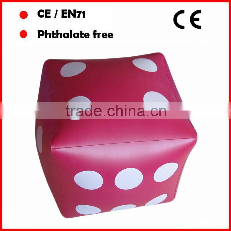 2016 hot sale promotional inflatable dice toys