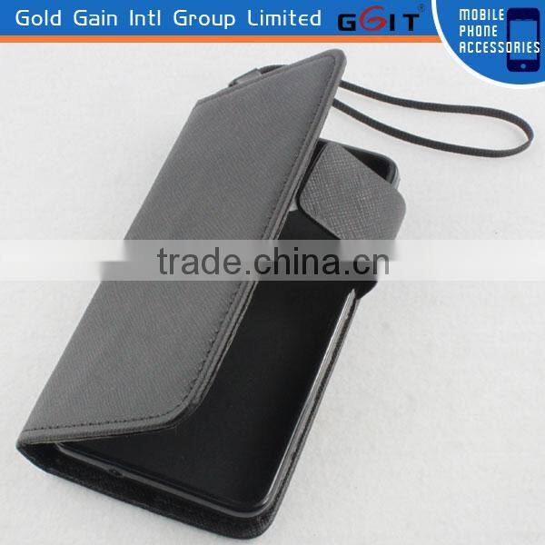 2014 High-end PU Leather+TPU Tray Flip Cover for Huawei G510