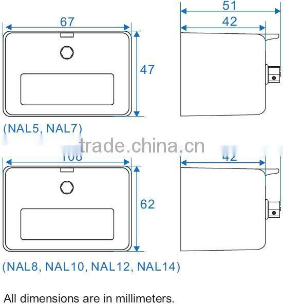 14 holes brass neutral/ active link
