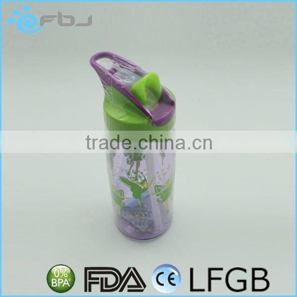 700ml Plastic Straw Drinking Bottle with silicone nozzle