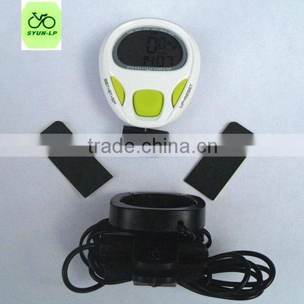 Waterproof bike computer with speedometer