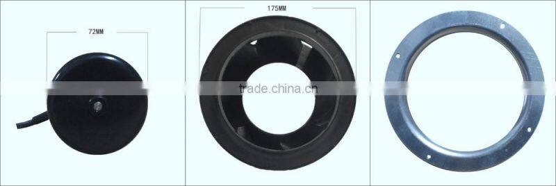 48V high flow 608m3/h precision air conditioing fan with 0-10V/PWM Control