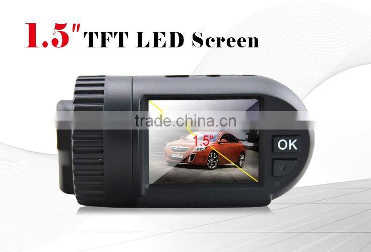 wide angel night vision car camera Ambarella A2S60 gps motion detection g-sensor dash cam