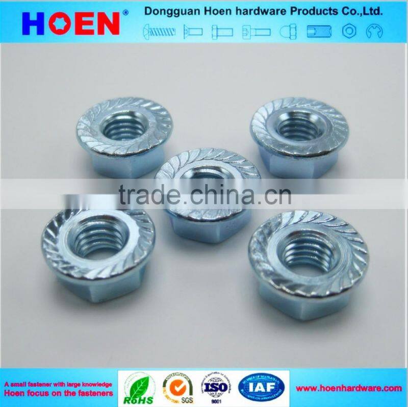 DIN6923 carbon steel hexagon flange nut