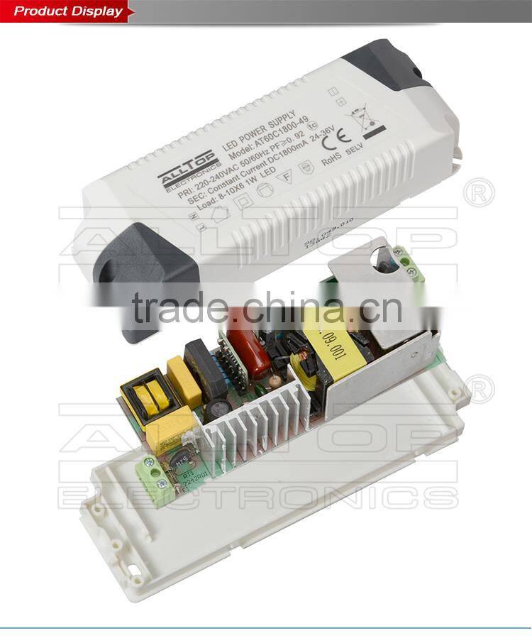 High efficiency constant voltage 5A led driver 60w