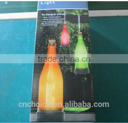 Solar bottle light
