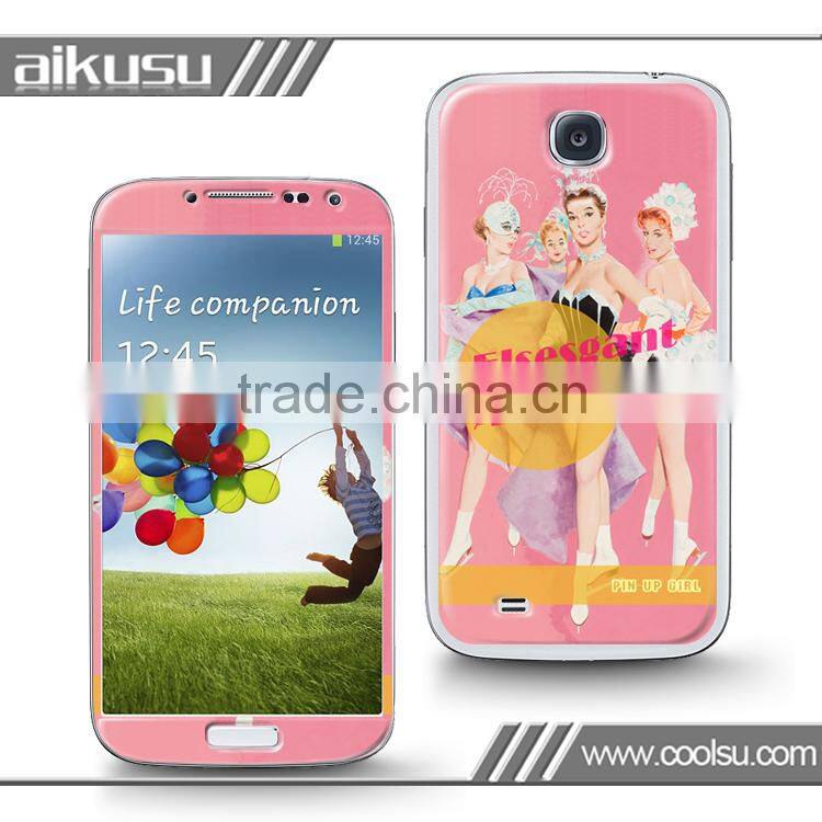 Wholesale china factory decal 3D skin case cover for samsung galaxy s3 S4