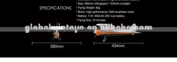 Mini appearance!Wltoys XK A600 3D lock mode fixed wing rc model airplane brushless motor