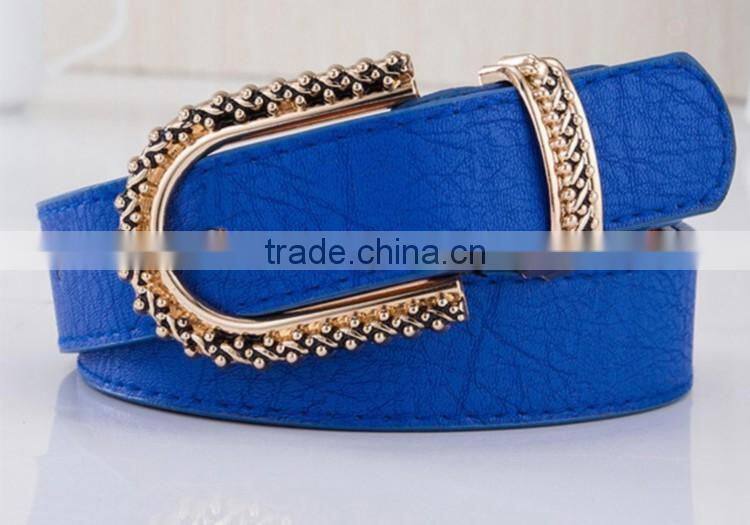 Fashion women PU leather belt for garment decorate