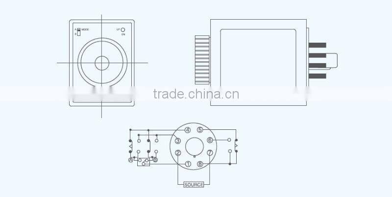ST2P Mechanical Countdown Electronic Programmable Delay timer realy with CE