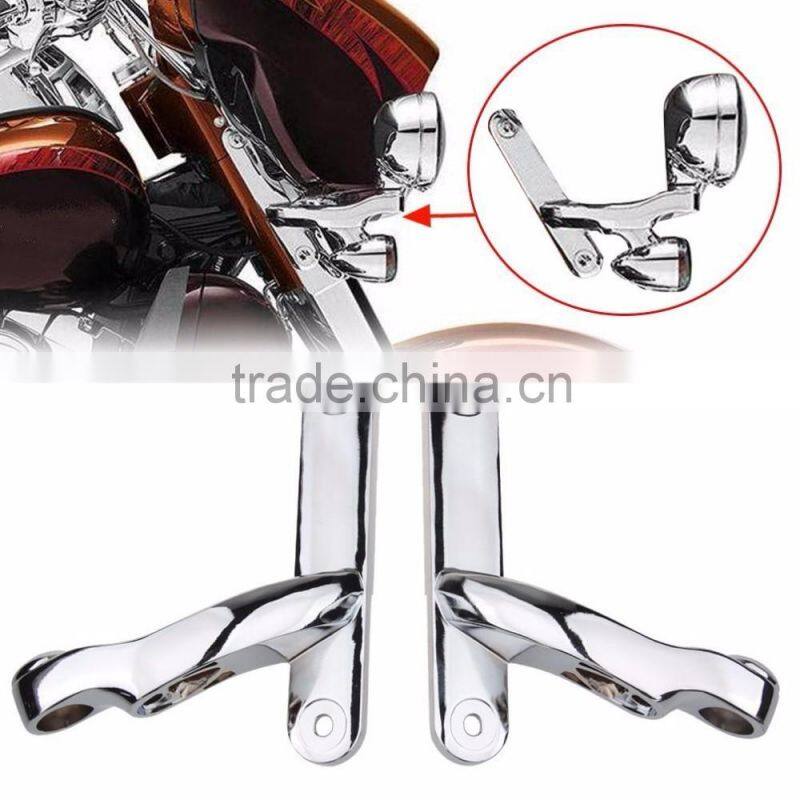 Motorcycle accessories Auxiliary Lighting Brackets Frame Light For Harley Street Glide FLHX FLHX 14-Up