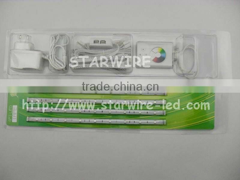 2012 elegent 4ft flexible RGB led strip light kit(4ft LEDTape Kit RGB A2)