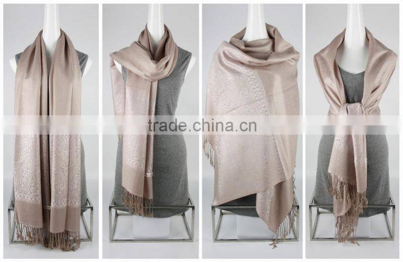 Viscose Yarn- dyed Fashion Reversible Scarf