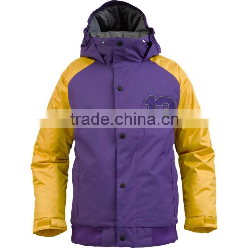 snow thermal wear Chic boy's ski wear kid's warm winter outdoor jacket