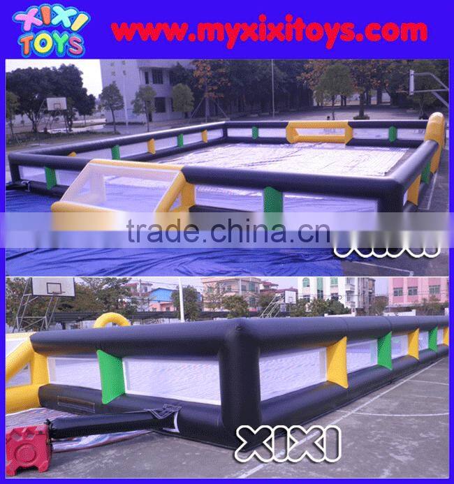 XIXI Cheap inflatable Human Balls Sport Pitch,inflatable Soap Soccer field