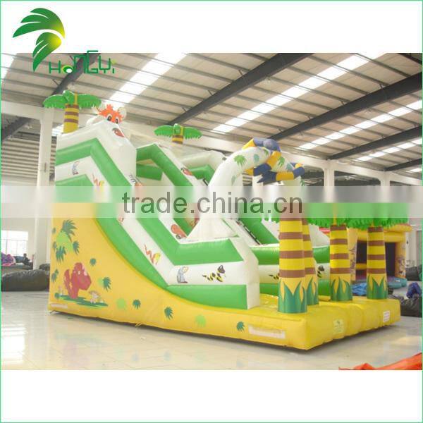 commercial grade inflatable water slide , inflatable cartoon kids slide