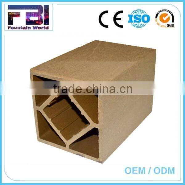 Long life WPC square tube
