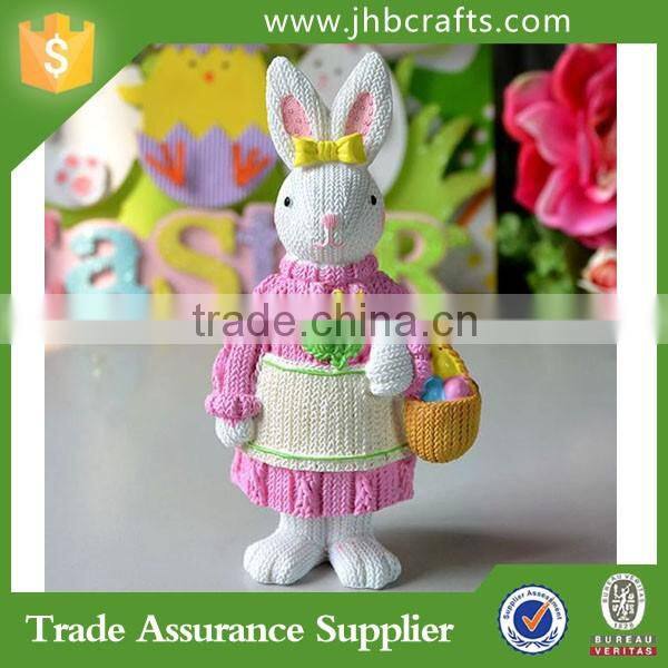 Easter Bunny Resin Craft Work Rabbit Home Decoration