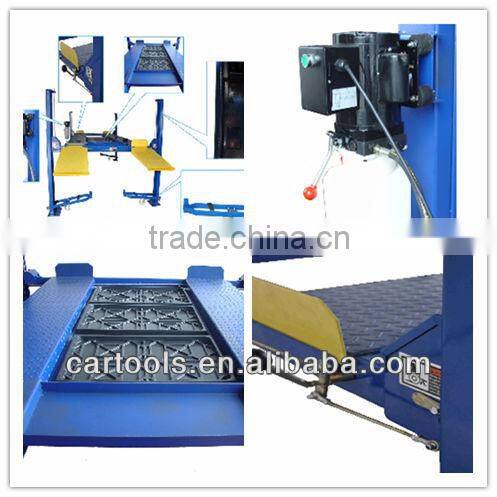 four post parking lift for convertables and SUV