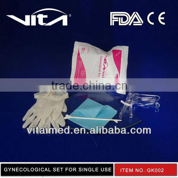New Combination Of Disposable Gynecological Set For Single use GK004 With CE/FDA/ISO13485 Certificate