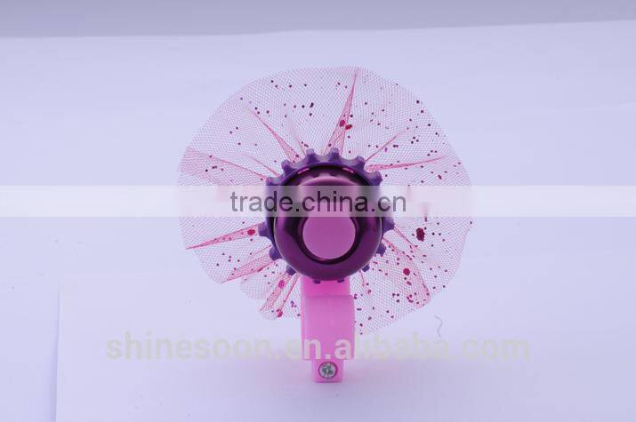 wholesale Lovely bike bell / beautiful flower bicycle bell with high quality