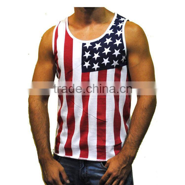 flag printed t shirts High quality custom printing