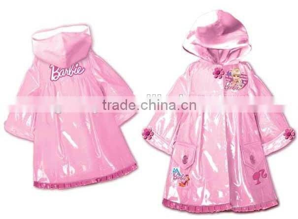 new PVC rain gear suit for kids