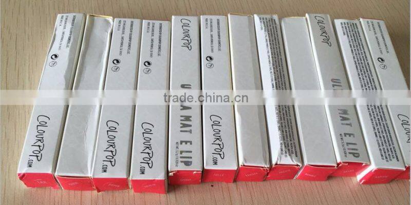 2016 Newest COLORPOP Ultra Matte Lipstick 12 Colors Liquid Lipstick Matte liquid Waterproof colorpop Lip Gloss Lipgloss
