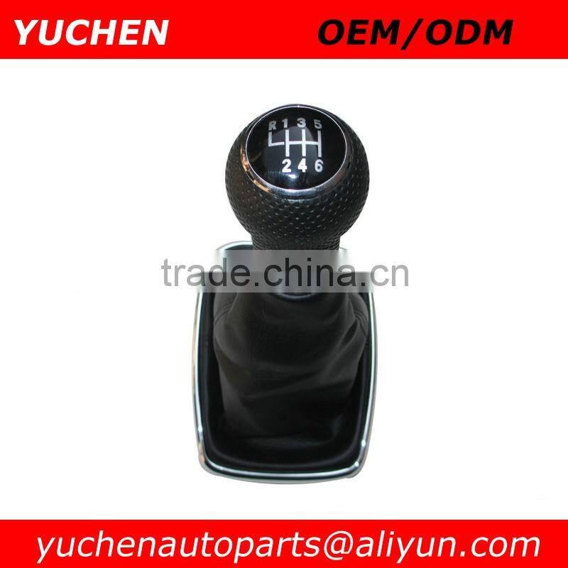 Hotsale YUCHEN Car Wood Shift Knob With Blue/ Black Caps Wooden Knob 12mm For VW BORA GTI MK4 GOlf 4 1998-2006 OEM 1J0 711 113C
