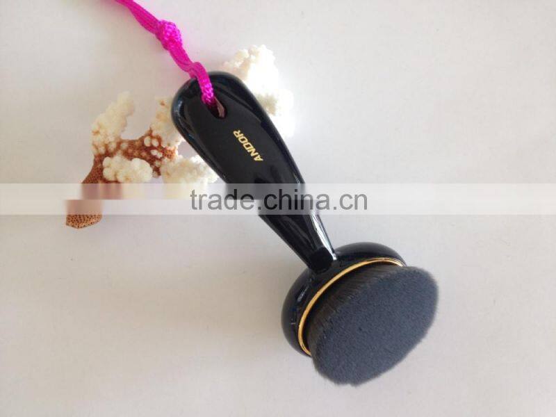 resin handle facial cleaning brush,new design soft hair makeup tool