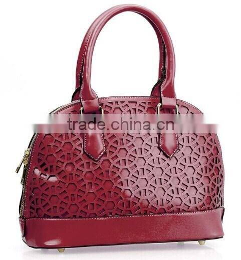 Vintage Womens Faux Leather Cutout Pattern Wholesale Handbag China
