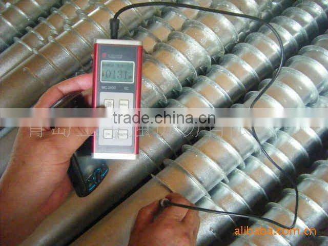 ground drill anchor for mounting solar power systems F114*1600