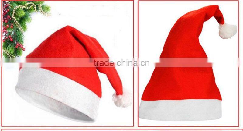 High quality red christmas hat,santa hat,santa clause hat