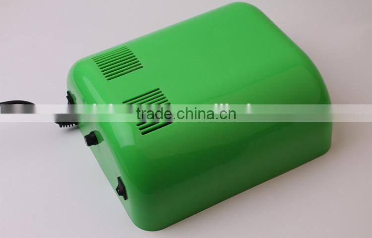 2015 most popular green color model 613 36w nail uv lamp