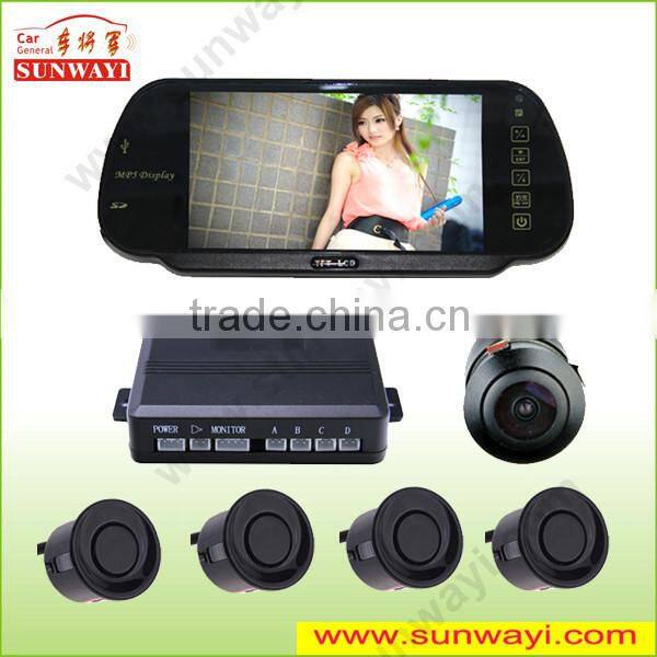 7 Inch LCD mirror bluetooth Car Reversing Aid Rear Parking Aid System