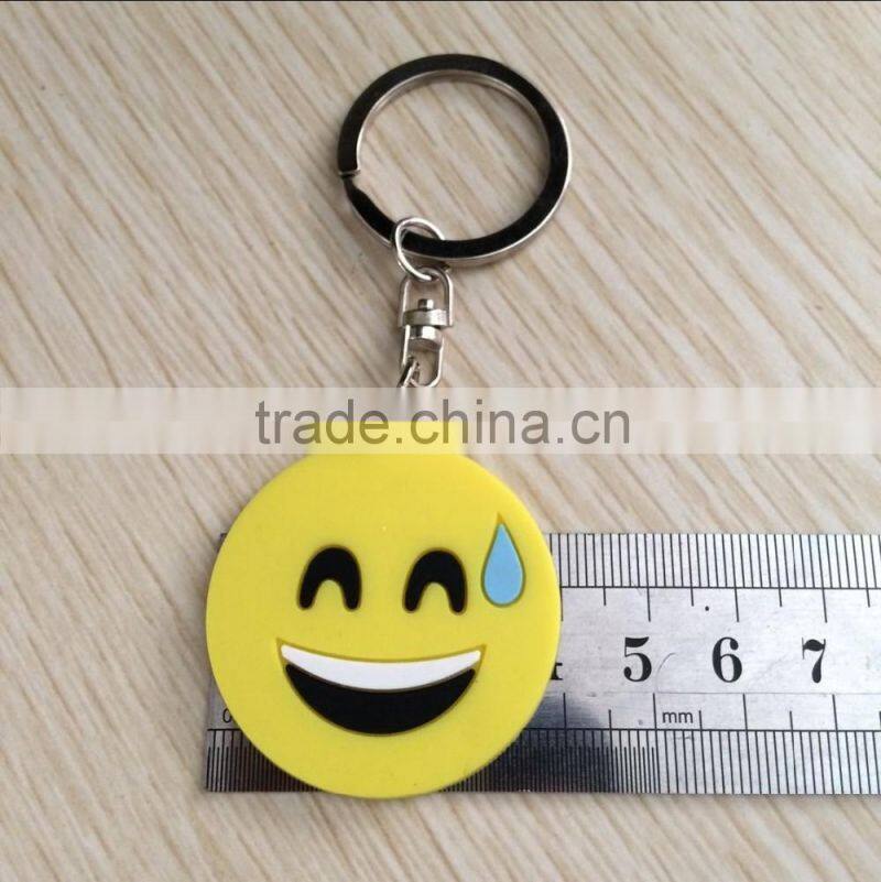 New design 3D Custom Shaped cute Soft PVC Keychain