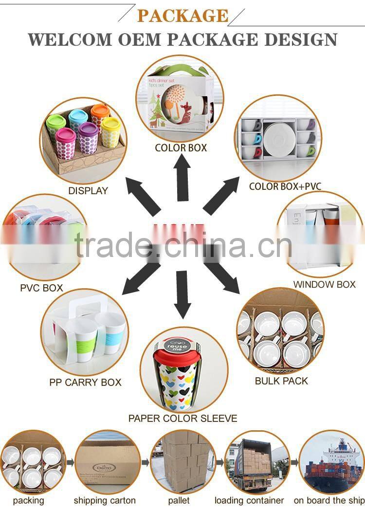 Cheap ceramic microwave round kitchen deep dish plate for home hotel