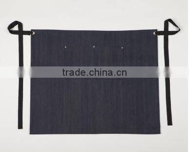 Custom high quality denim half apron with pockets