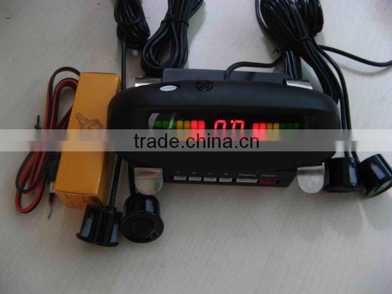 12voltage ultrasonic backup sensor buzzer alart LED display car electronic parking sensor