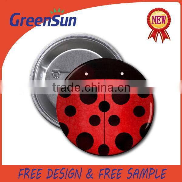 New Promotion personalized wooden lapel pin