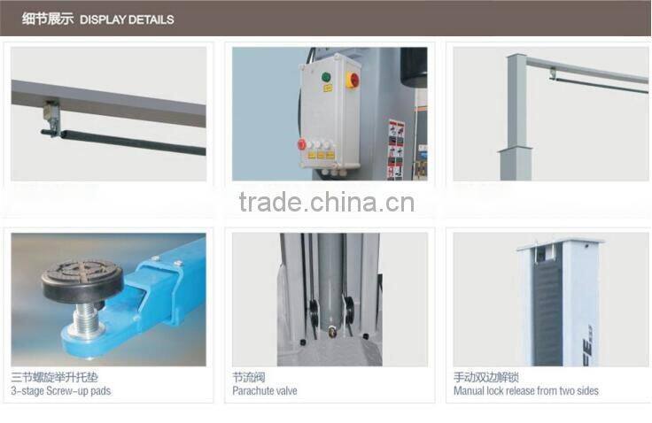 Hydraulic Two Post Lift Machine Vertical Hoist Car Lift Machine 4000kg SF-C4000ES