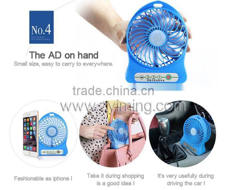 Zyiming hot sell fashionable gift usb fan YM-F98 mini cooling fan with powerful wind