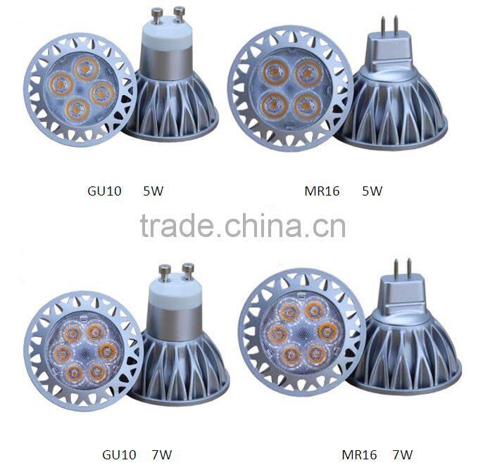 built-in driver 220V mr16 gu5.3 led spotlight 5W 6W 7W