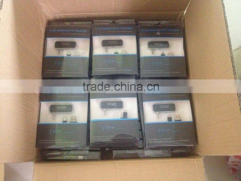 for mobile phone, MP3 player Universal Wireless in car FM Transmitter